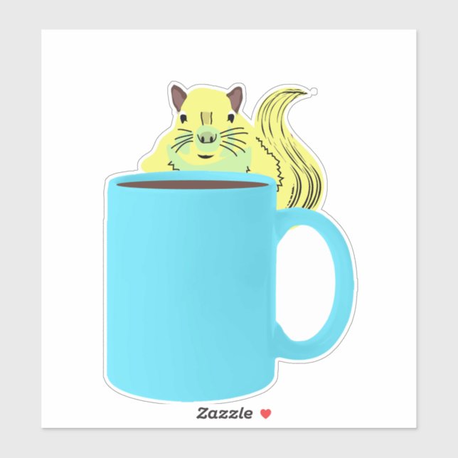 Naughty Squirrel #978 Sticker Klistermärken (Ark)