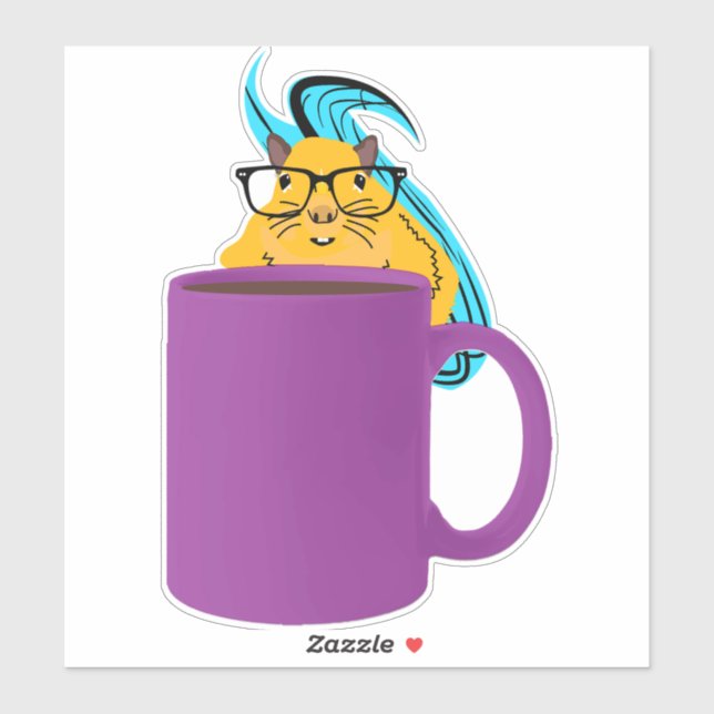 Naughty Squirrel #978 Sticker Klistermärken (Ark)