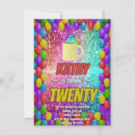 Naughty Squirrel Coffee Födelsedagsfest Inbjudan