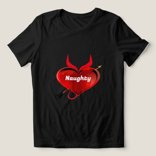 Naughty T Shirt (Design Framsida)