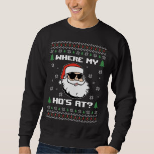 Naughty Ugly God Jul Sweater Ljug Vuxen Lång Ärmad Tröja