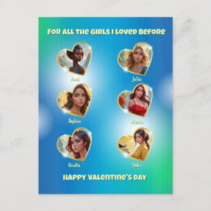 Naughty Valentine Day Card för en Bachelorette Vykort
