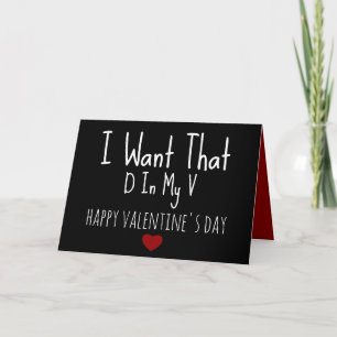 Naughty Valentines day Card för Boykompis - Lustig Helgkort