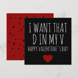 Naughty Valentines day Card för Boykompis - Lustig Julkort