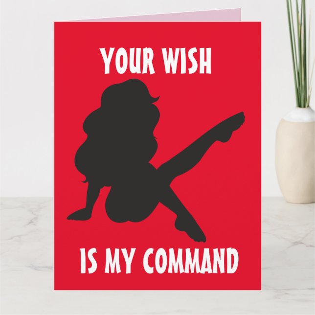 NAUGHTY VALENTINS DAG MAKE HIM STORA KORT (Framsida)