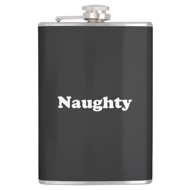 Naughty, vit brev svart fickplunta (Framsidan)