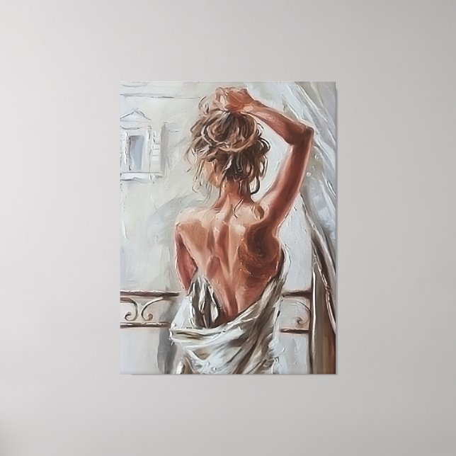 Naughty Wake Up Canvastryck (Framsida)