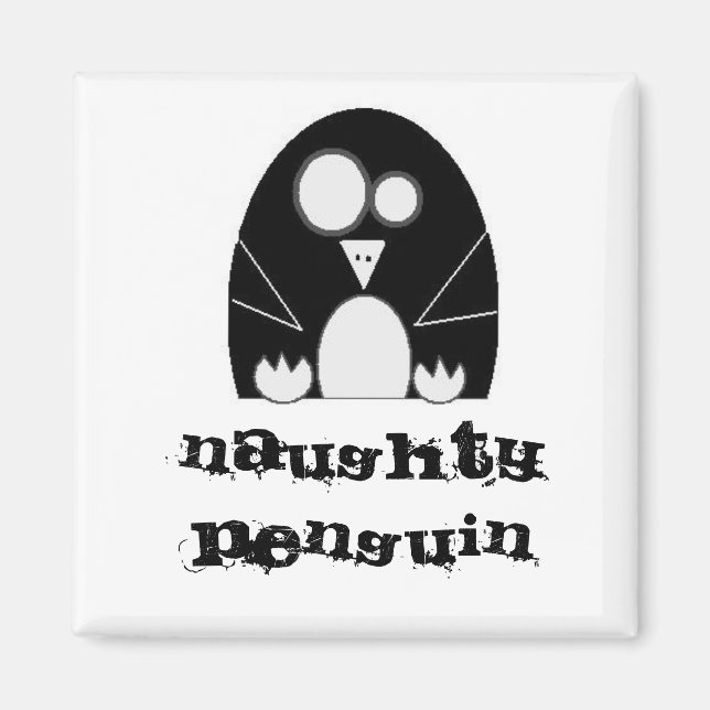 NAUGHTYPENGUIN Naughty Penguin Magnet (Framsidan)