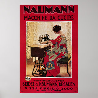 Naumann Macchine da Cucire Poster