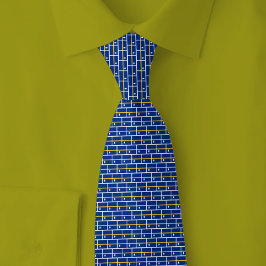 Nauru Flag Brick Pattern Slips