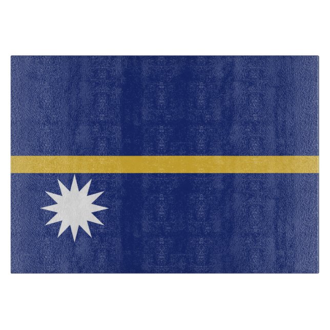 Nauru flagga (Framsidan)
