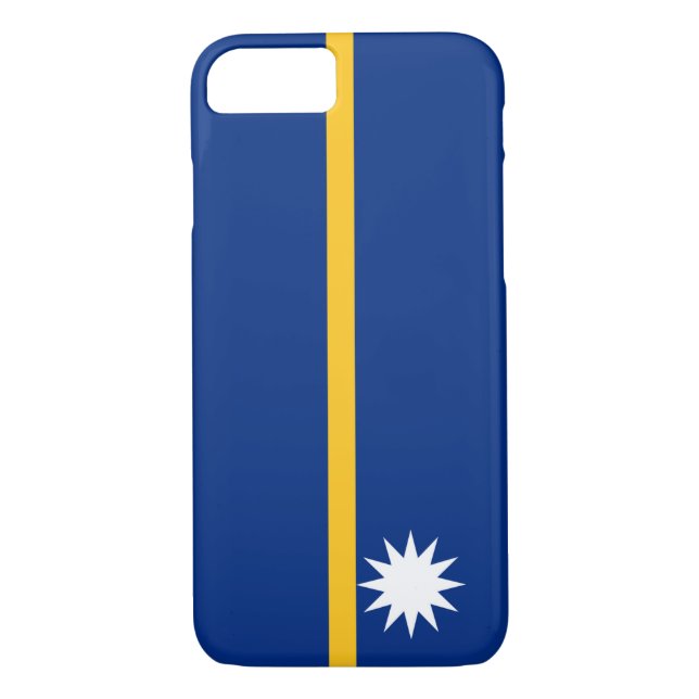 Nauru-flagga Case-Mate iPhone Skal (Baksida)