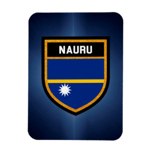 Nauru Flagga Magnet