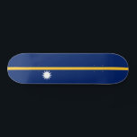 Nauru Flagga Mini Skateboard Bräda 18,5 Cm<br><div class="desc">Patriotisk flagga i Nauru.</div>