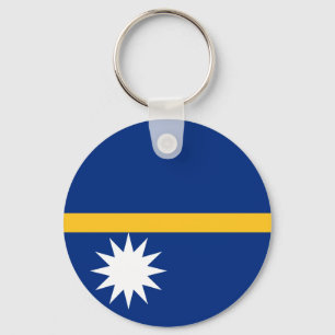 Nauru Flagga Nyckelring
