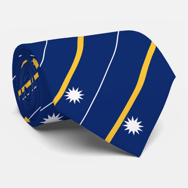 Nauru Flagga Slips (Rullad)