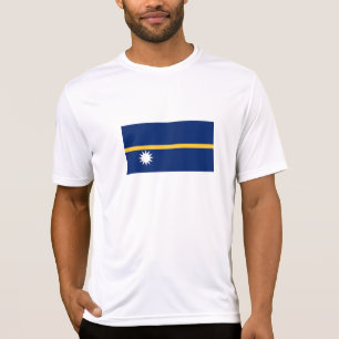 Nauru Flagga T Shirt