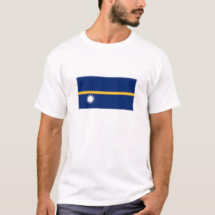 Nauru Flagga T Shirt