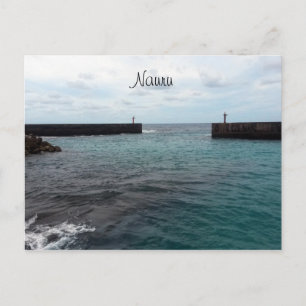 nauru harbor vykort