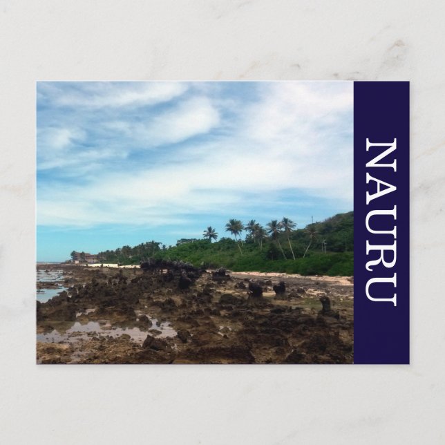 nauru kusten vykort (Framsida)
