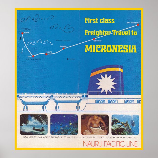 Nauru Pacific Line Poster (Framsidan)