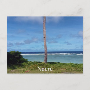 nauru träd vykort