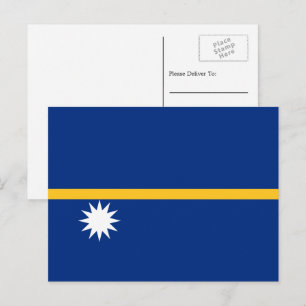 Nauruan Flagga, Nauru-Flagga Vykort