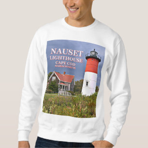 Nauset fyr, uddtorsk Massachusetts Lång Ärmad Tröja