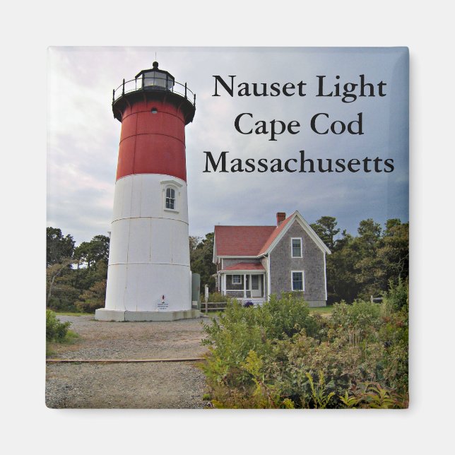 Nauset Light, Cape Cod, Massachusetts Magnet (Framsidan)