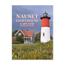Nauset Light, Cape Cod, Massachusetts Postcard