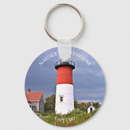 Nauset Lighthouse, Cape Cod Massachusetts Nyckelri Nyckelring
