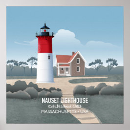 Nauset Lighthouse Poster