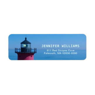 Nauset Lighthouse-Returadress Returadress Etikett
