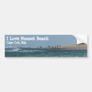 Nauset tänder stranden bildekal