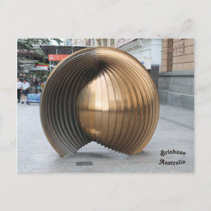 Nautalis Snäcka Sculpture, Brisbane, Australien Vykort