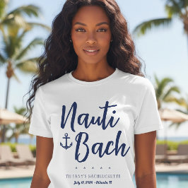 Nauti Bach Ankar Nautisk Sängkammarfest T Shirt