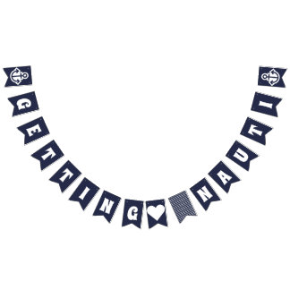 Nauti Bachelorette Party Nautical Bunting Vimplar