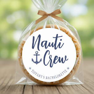 Nauti Besättning Ankar Nautilus Möhippa Runt Klistermärke