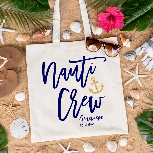 Nauti Crew | Nautisk brudtärna Tygkasse (Skapare uppladdad)