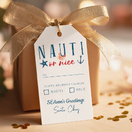Nauti eller Nice Kustjul Presentetikett