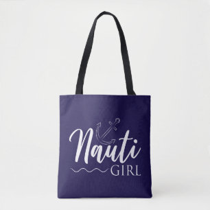 Nauti Girl! Nautisk Tygkasse