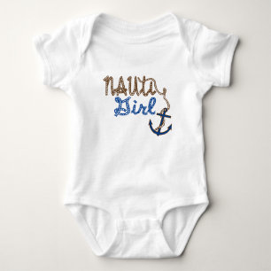 Nauti Girl Rope Knops och Anchor T Shirt