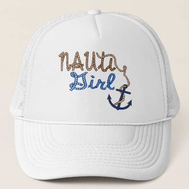 Nauti Girl Rope Knots och Anchor Keps (Framsida)