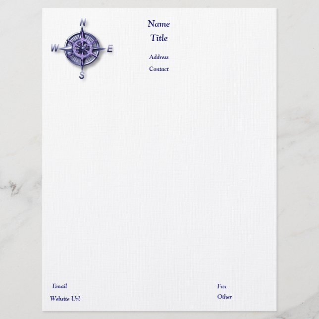 Nautic Letterhead Brevhuvud (Framsida)