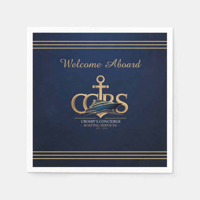 Nautica CCBS Merch.l Napkin Pappersservett (Framsidan)