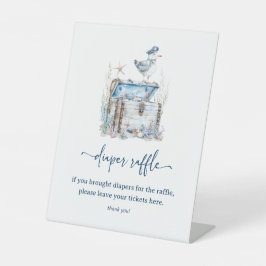 Nautical Ahoy Baby Shower Diaper Raffle