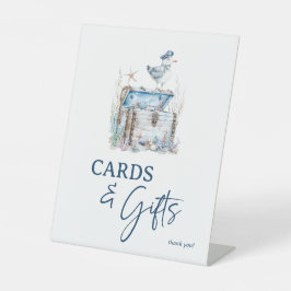 Nautical Ahoy Baby Shower-kort och gåvor