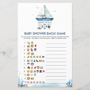 Nautical Ahoy Det är en pojkvän-babystövel Emoji G