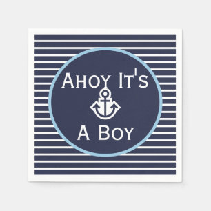 Nautical Ahoy.. Det är en pojkvän. Pappersservett