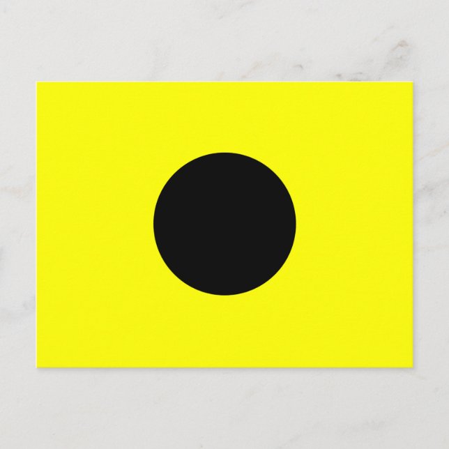 Nautical Alphabet Flagga Signal Brev I Vykort (Framsida)